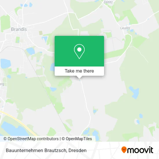 Карта Bauunternehmen Brautzsch