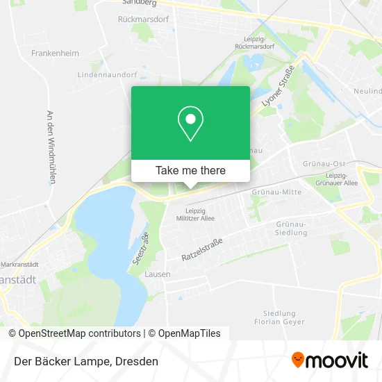 Карта Der Bäcker Lampe