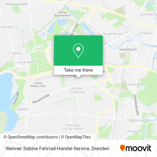 Карта Wehner Sabine Fahrrad-Handel-Service