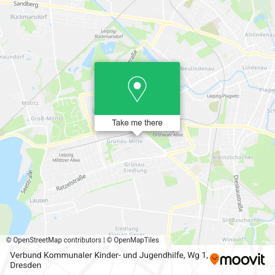 Карта Verbund Kommunaler Kinder- und Jugendhilfe, Wg 1