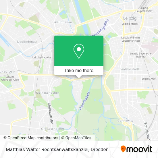 Карта Matthias Walter Rechtsanwaltskanzlei