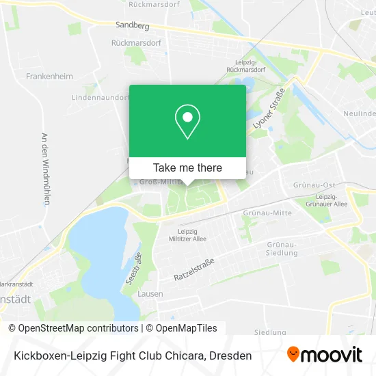 Kickboxen-Leipzig Fight Club Chicara map