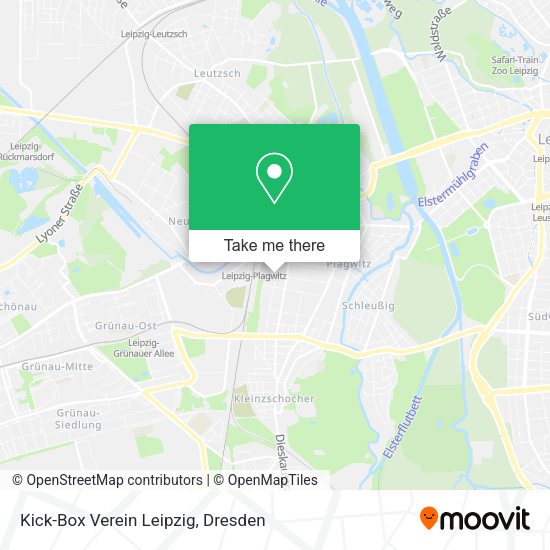 Карта Kick-Box Verein Leipzig