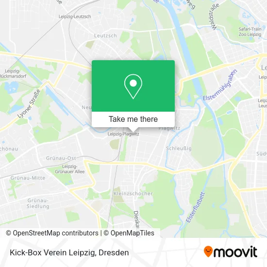 Карта Kick-Box Verein Leipzig