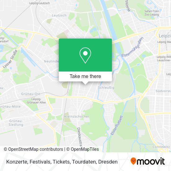 Карта Konzerte, Festivals, Tickets, Tourdaten