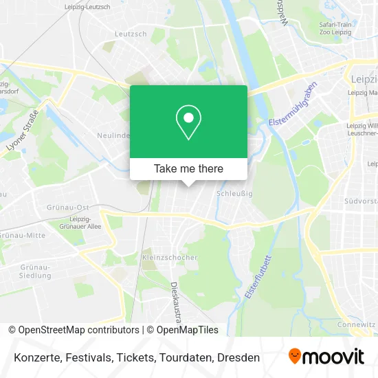Карта Konzerte, Festivals, Tickets, Tourdaten