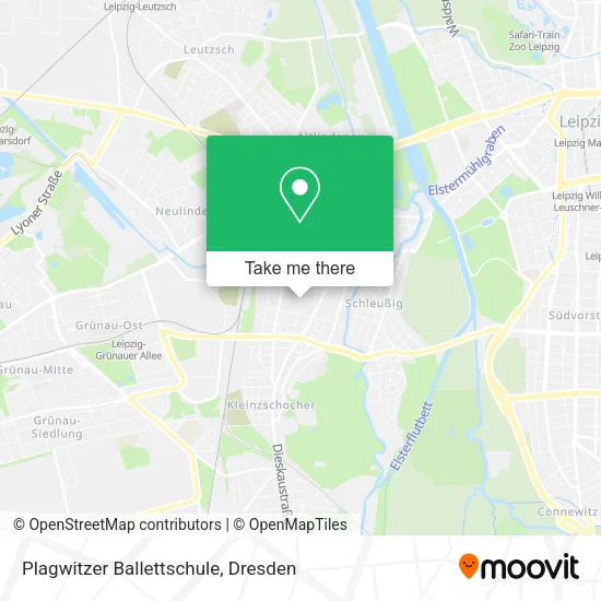 Карта Plagwitzer Ballettschule