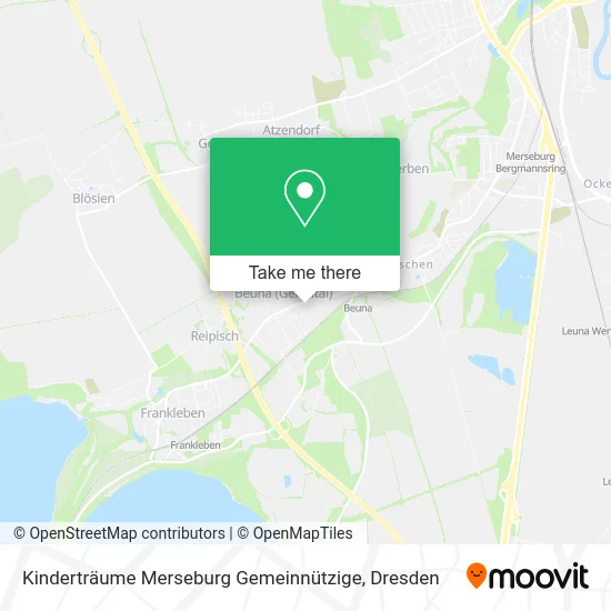 Карта Kinderträume Merseburg Gemeinnützige