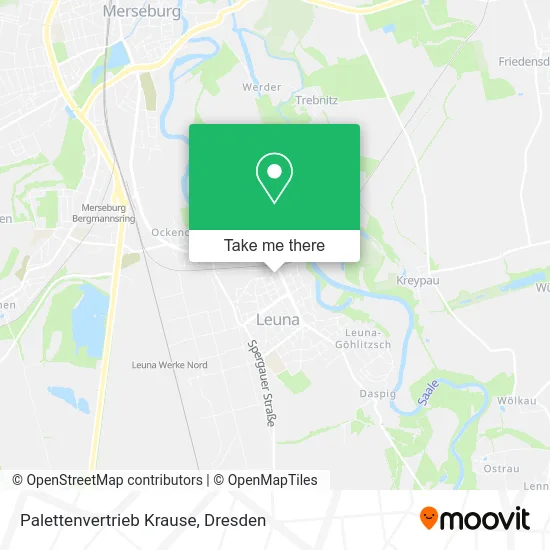 Карта Palettenvertrieb Krause