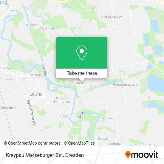 Карта Kreypau Merseburger Str.