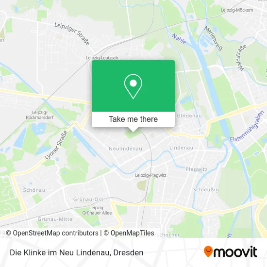 Карта Die Klinke im Neu Lindenau