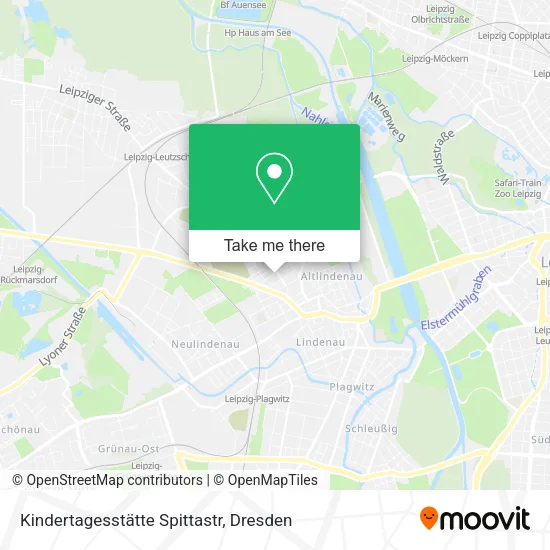 Карта Kindertagesstätte Spittastr