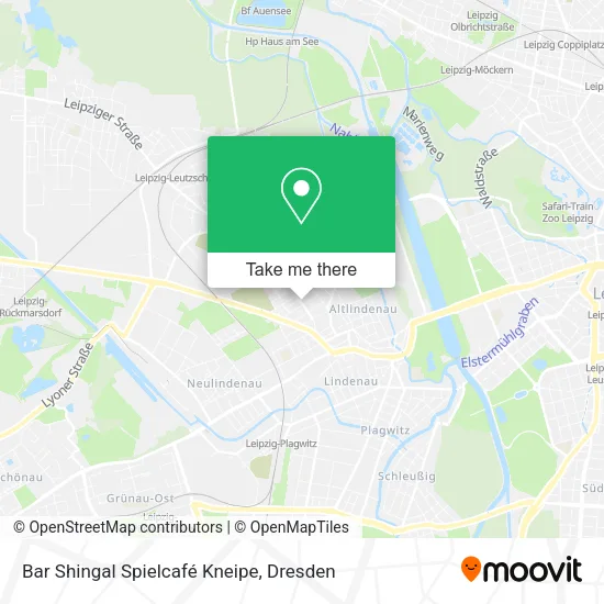 Карта Bar Shingal Spielcafé Kneipe