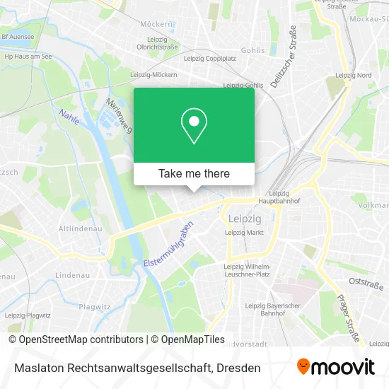 Карта Maslaton Rechtsanwaltsgesellschaft