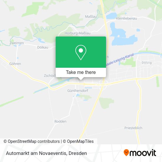 Карта Automarkt am Novaeventis