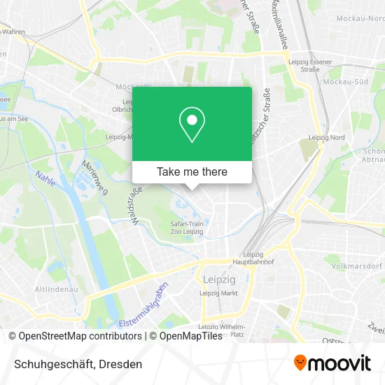 Карта Schuhgeschäft