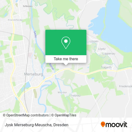 Карта Jysk Merseburg-Meuscha