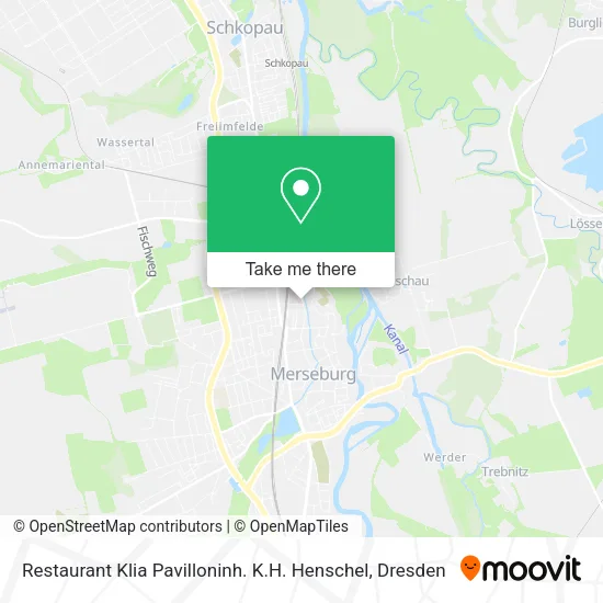 Карта Restaurant Klia Pavilloninh. K.H. Henschel