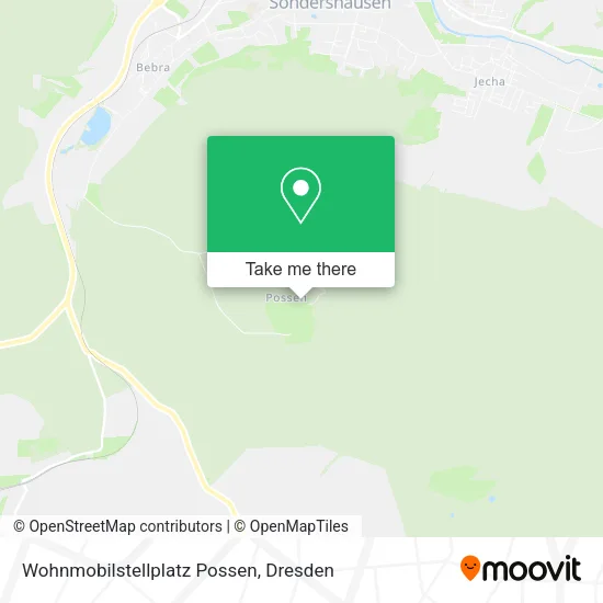 Карта Wohnmobilstellplatz Possen