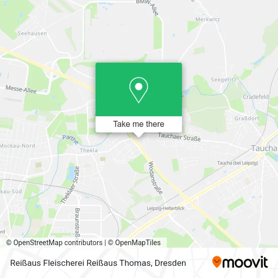 Карта Reißaus Fleischerei Reißaus Thomas