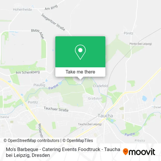 Карта Mo's Barbeque - Catering Events Foodtruck - Taucha bei Leipzig