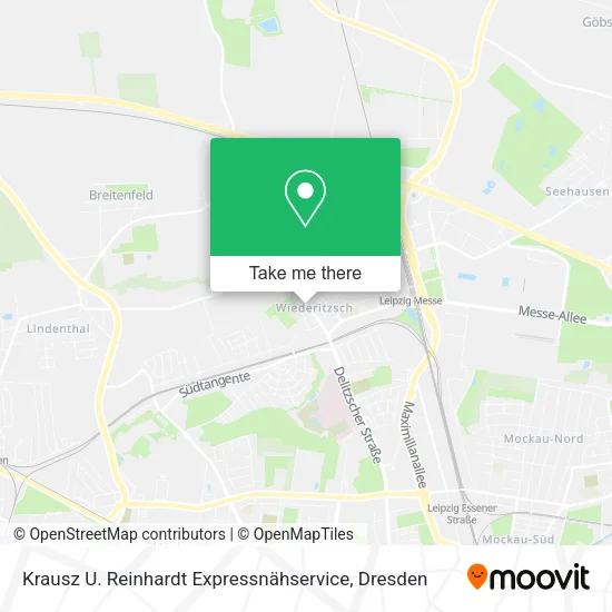 Карта Krausz U. Reinhardt Expressnähservice