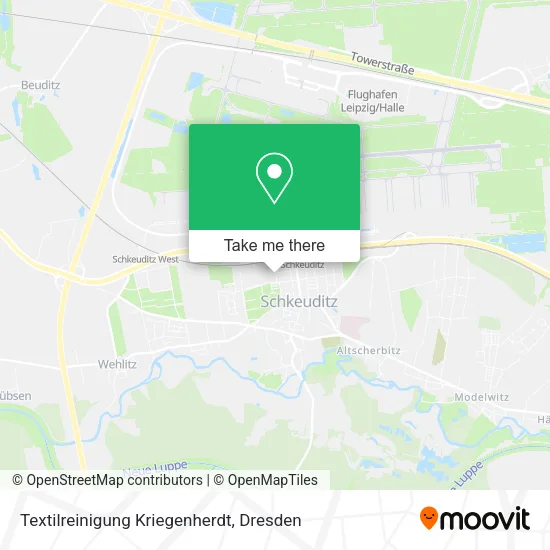 Карта Textilreinigung Kriegenherdt
