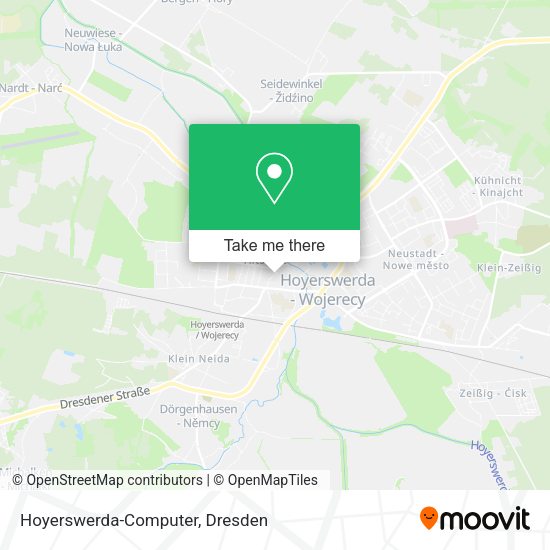 Карта Hoyerswerda-Computer