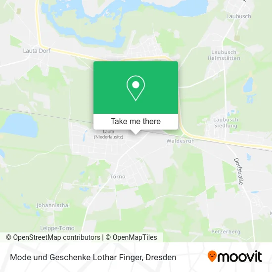 Карта Mode und Geschenke Lothar Finger