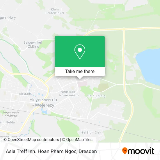 Карта Asia Treff Inh. Hoan Pham Ngoc