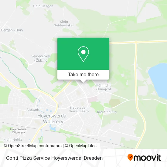 Карта Conti Pizza Service Hoyerswerda