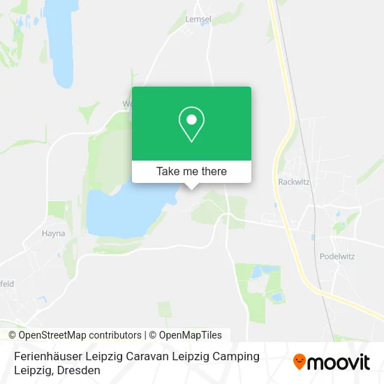 Карта Ferienhäuser Leipzig Caravan Leipzig Camping Leipzig