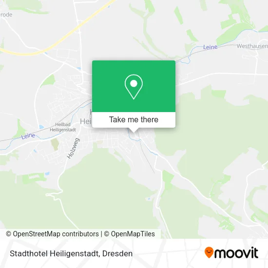 Stadthotel Heiligenstadt map