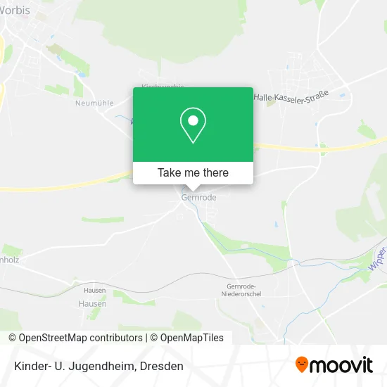 Карта Kinder- U. Jugendheim