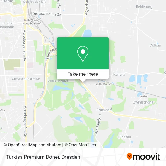 Карта Türkiss Premium Döner