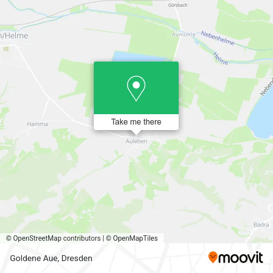 Карта Goldene Aue