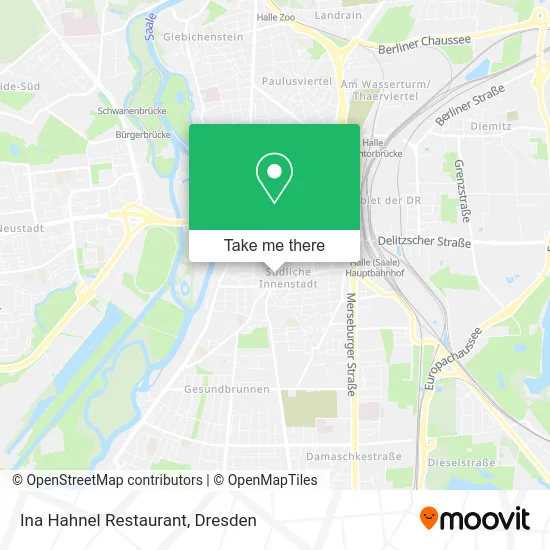 Ina Hahnel Restaurant map