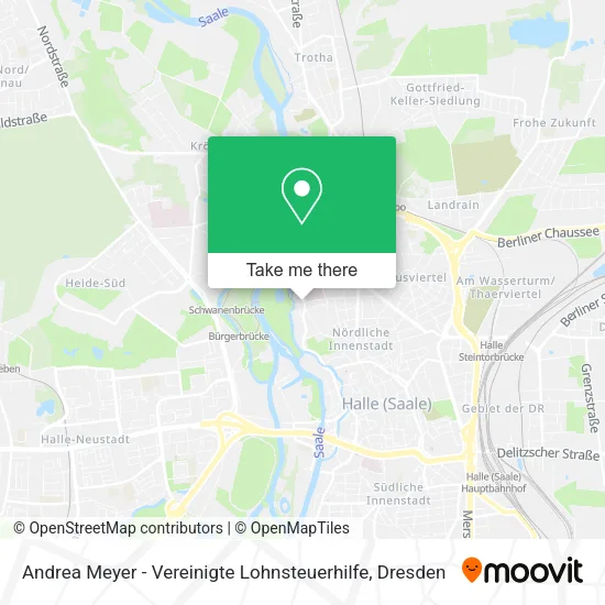 Карта Andrea Meyer - Vereinigte Lohnsteuerhilfe