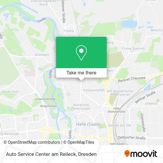 Карта Auto Service Center am Reileck