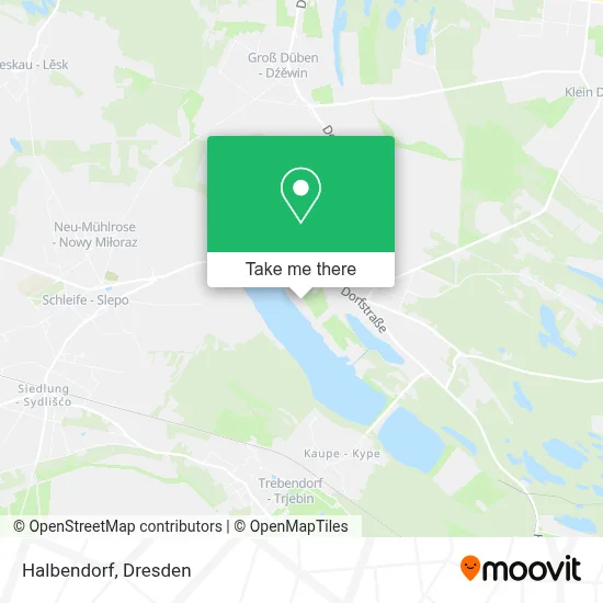 Halbendorf map