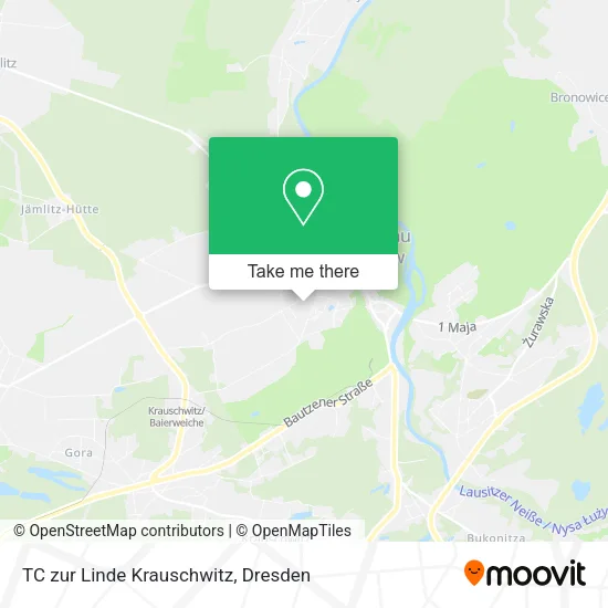 Карта TC zur Linde Krauschwitz