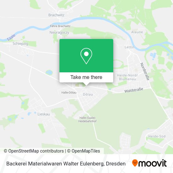 Карта Backerei Materialwaren Walter Eulenberg