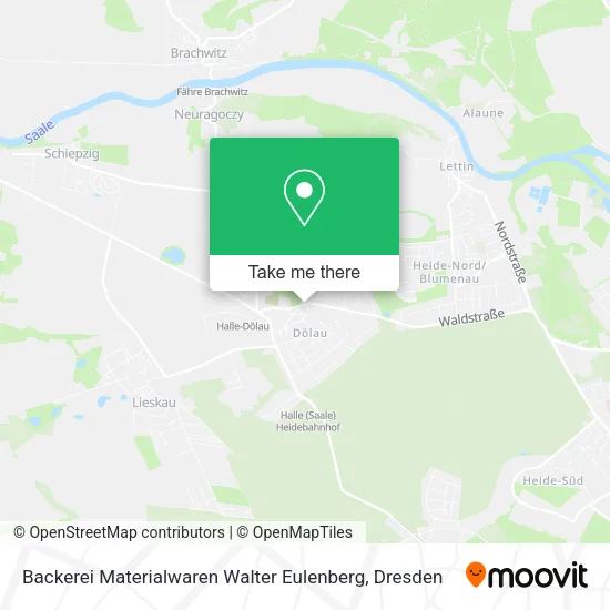 Карта Backerei Materialwaren Walter Eulenberg