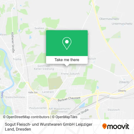 Карта Sogut Fleisch- und Wurstwaren GmbH Leipziger Land