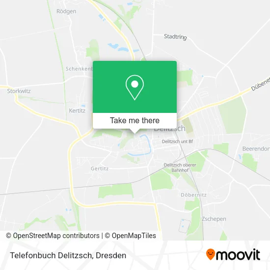 Карта Telefonbuch Delitzsch