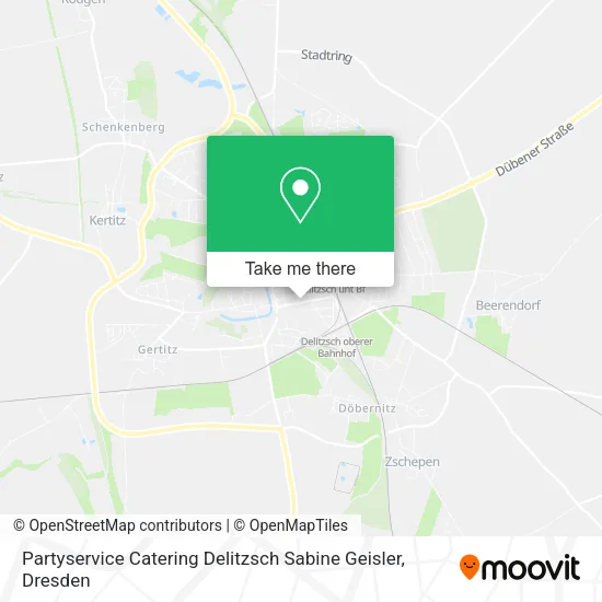 Карта Partyservice Catering Delitzsch Sabine Geisler