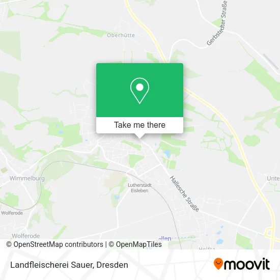 Карта Landfleischerei Sauer