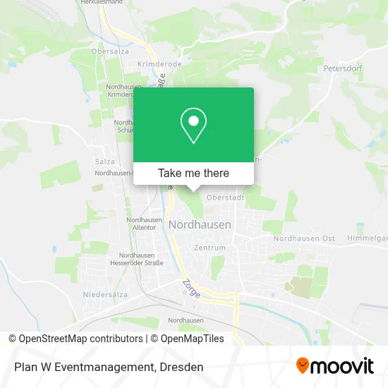 Plan W Eventmanagement map