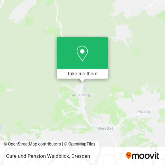 Карта Cafe und Pension Waldblick