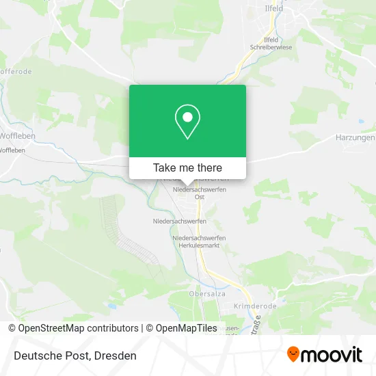 Карта Deutsche Post